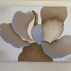 Orchid canvas painting by Harris G Strong