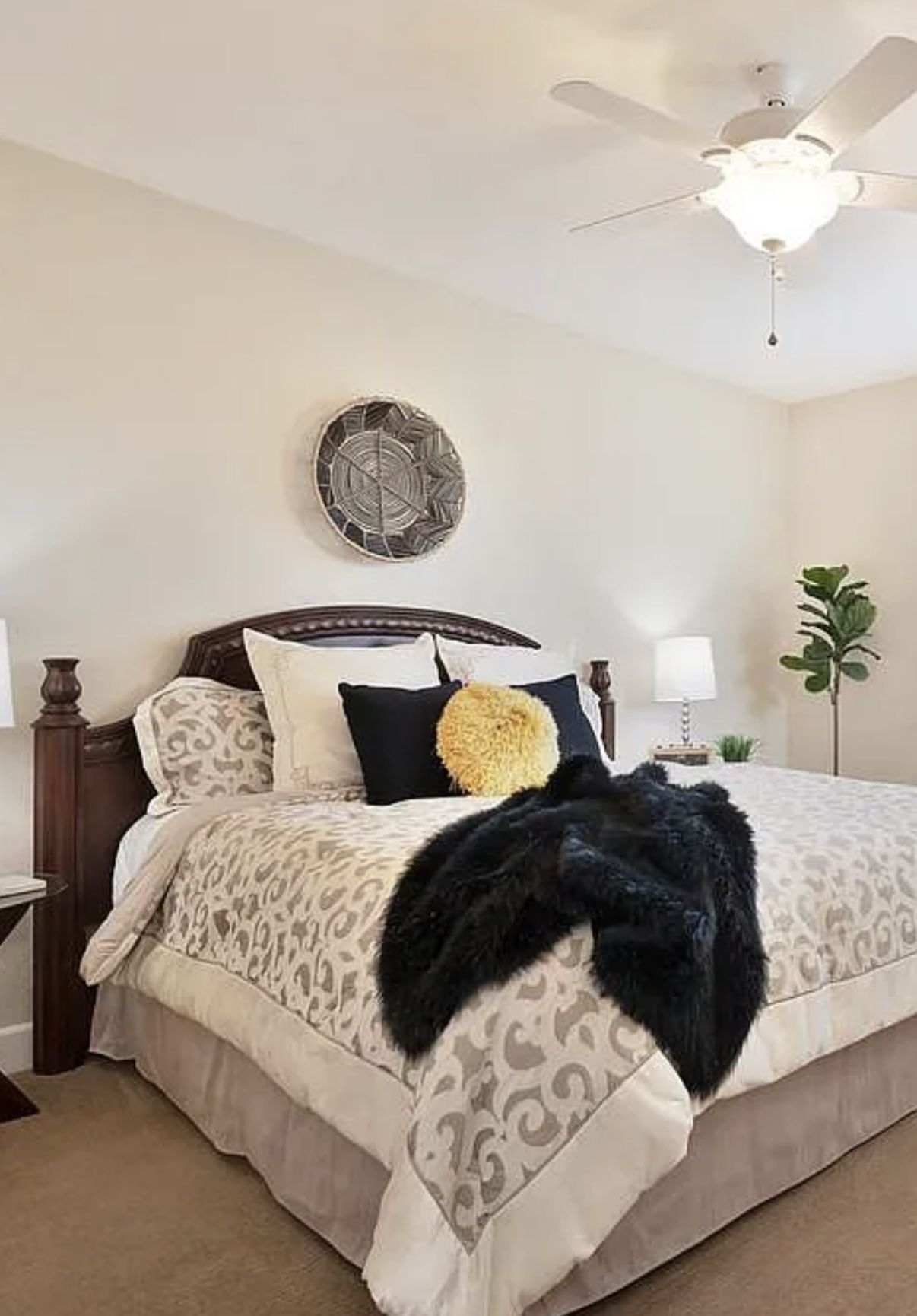 King Headboard Solid