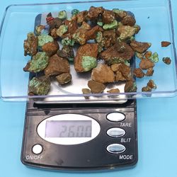 Natural Number 8 Arizona Turquoise Rough W/ Gemstone 205Grams Over 1000 Carats