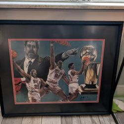 Chicago Bulls Signed By Artist 