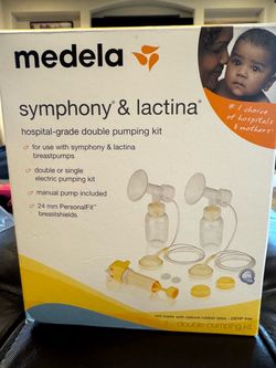 Free medela double breast pumping kit