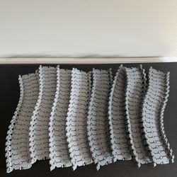 Vanlinny 8 Ft Gray Flexible Track Pieces