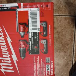 NEW in Box! Milwaukee M18 Compact Brushless Drill/Impact 2-Tool Kit (3692-22CT)
