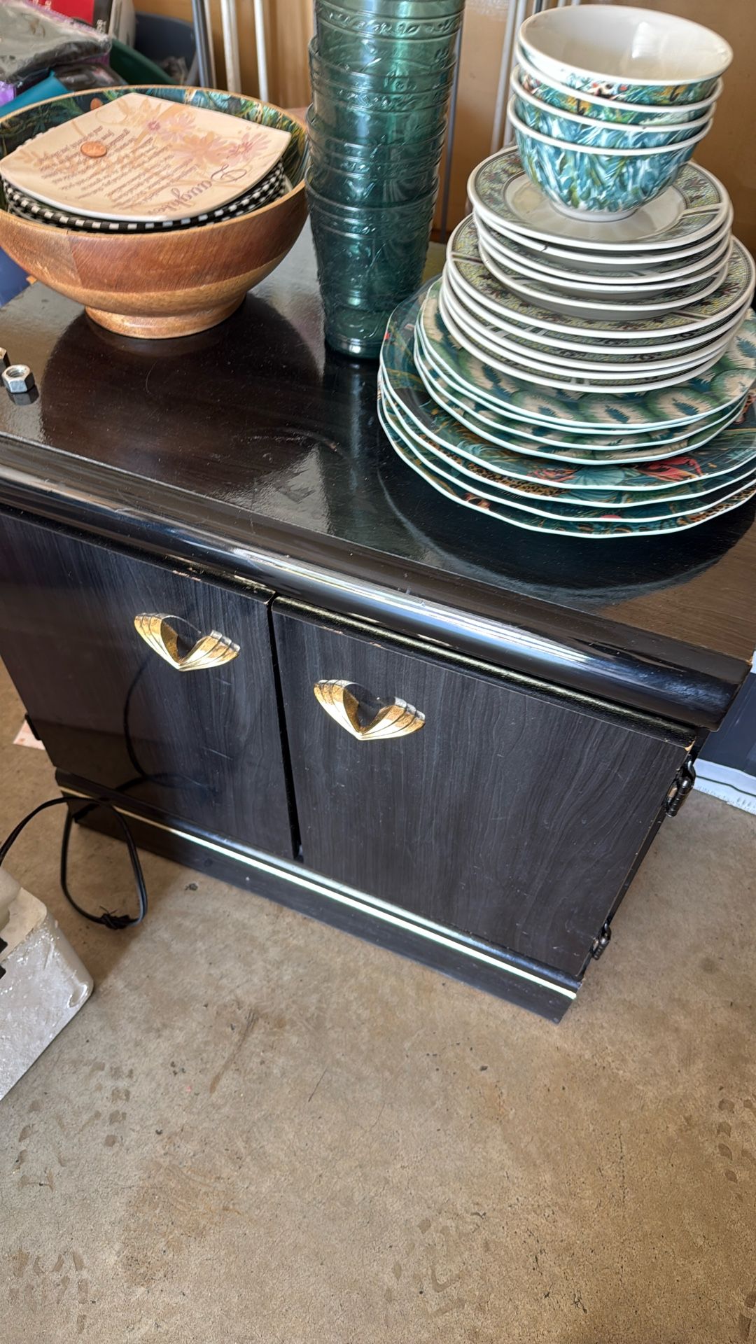 Pre-owned Night Table And Accessories $75