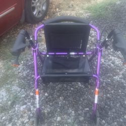 Walker/chair With Brakes And Reflectors 