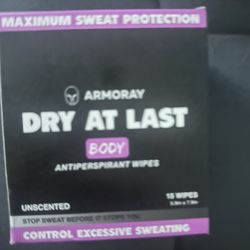 Antiperspirant Wipes Unscented 