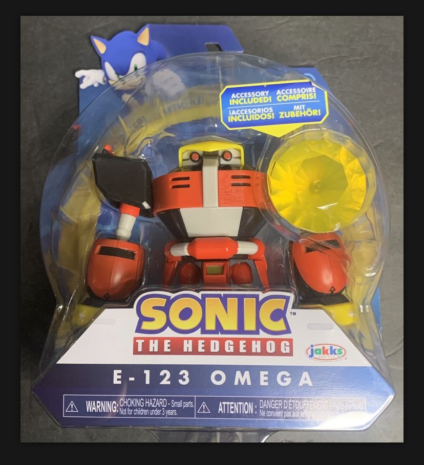 Sonic The Hedgehog E-123 OMEGA ROBOT 4" Action Figure