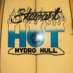 Vintage 1990’s Stewart “Hooker “ Surfboard 