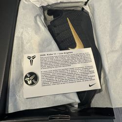 Size 11 M - Nike Kobe 11 Elite Protro Fade To Black 2026 IM4260-001 Size 11