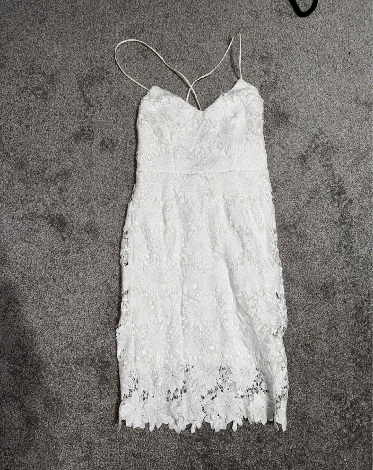 White Graduation Dress