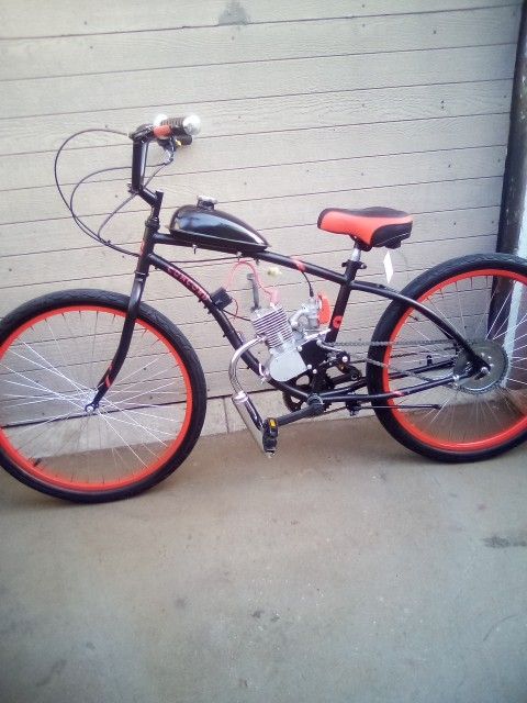 New 2 Stroke Motorized Bike 100cc.