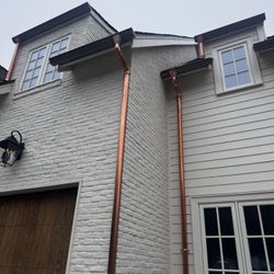 Solid Copper Downspouts & Copper Gutter Guards – New/Unused
