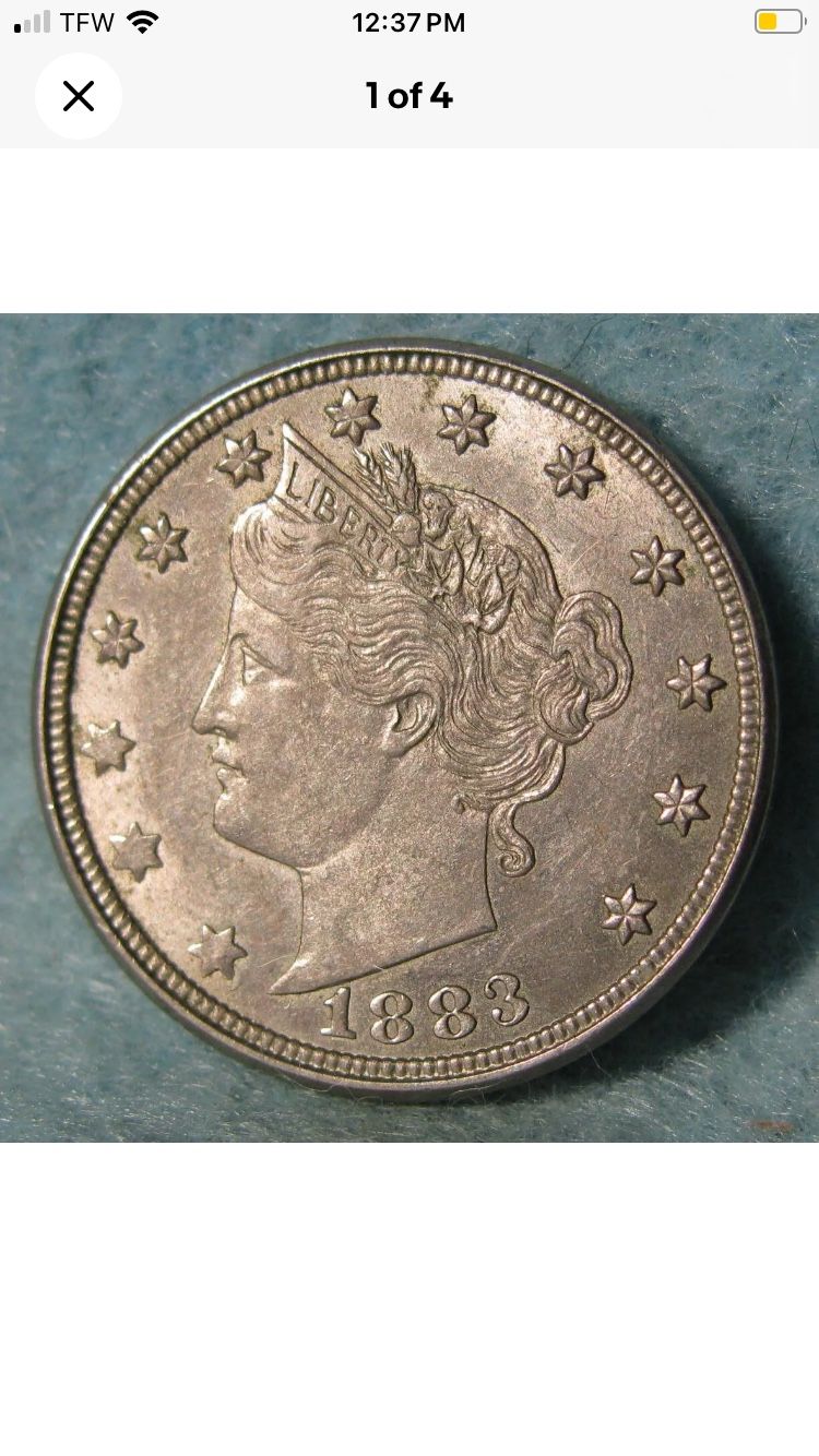 1886 No Cents Dime