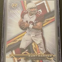 2023 Topps Composite Resurgence Kurt Warner White Surge Refractor #021/125