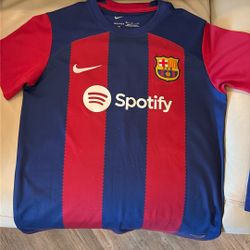 Barcelona Jersey Set Youth Size 28