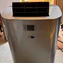 Portable Air Conditioner 12,000 BTU & Portable Heater with Dual Hose Dehumidifier & Cooling Fan - Whynter ARC-122DHP  
