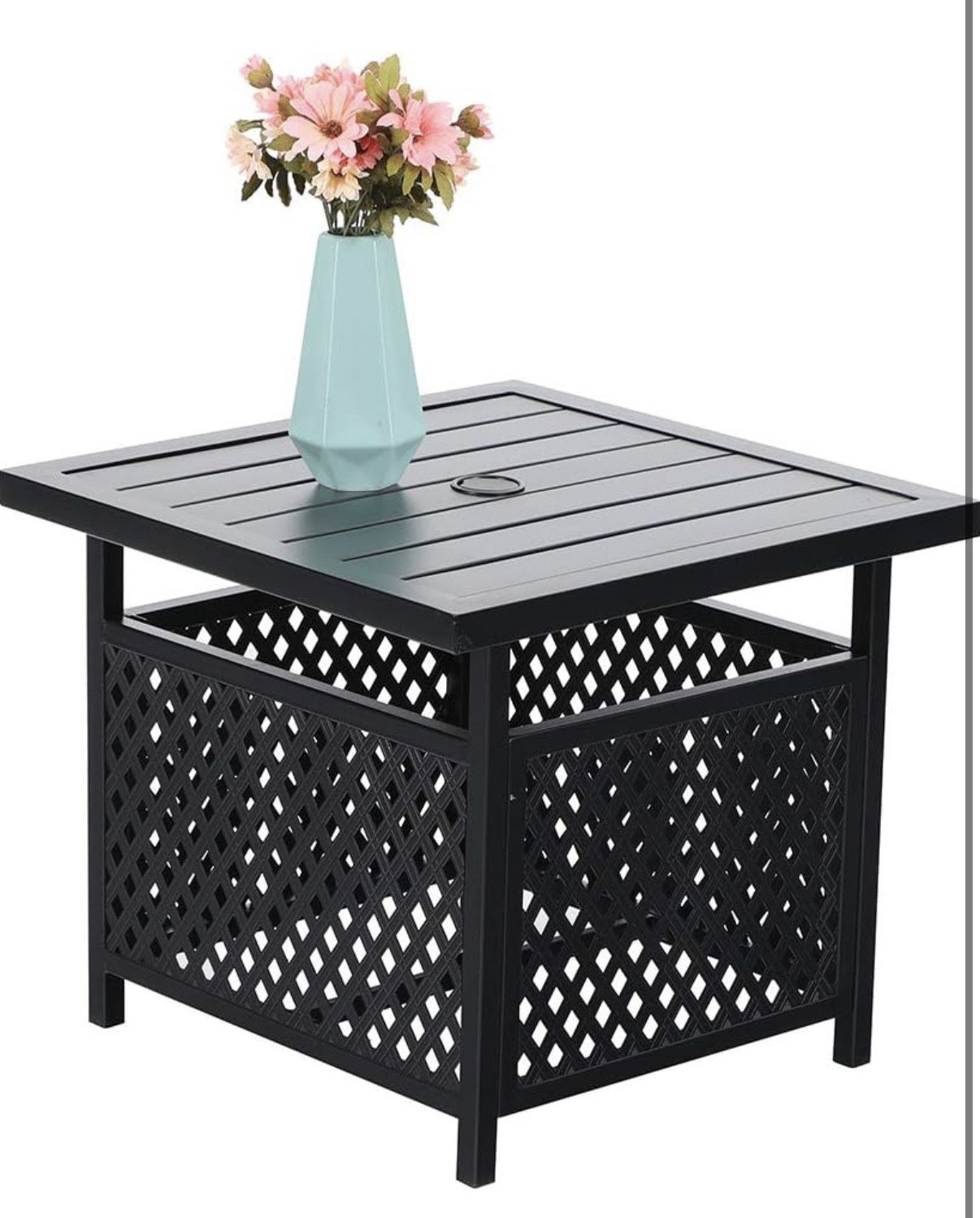 Brand new Outdoor Patio Umbrella Side Table Base Stand