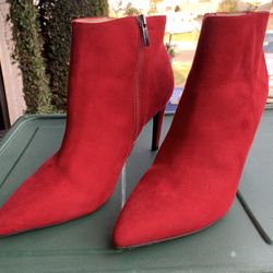 Woman’s Red Bootie
