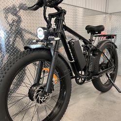 2000W (1000W x 2) Dual Motor Electric Mountain Bike MTB, 22.8ah, 32mph, w/FREE HEAVY DUTY CHAIN LOCK🔐