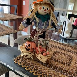 Friendly Scarecrow Decoration For Fall