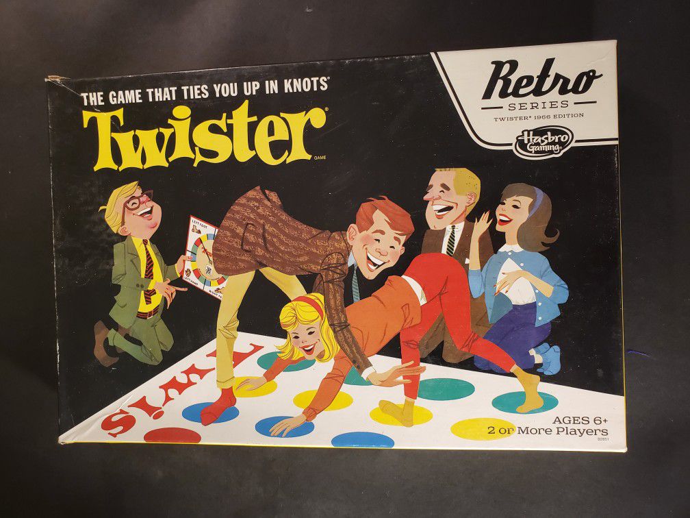 1966 retro twister board game