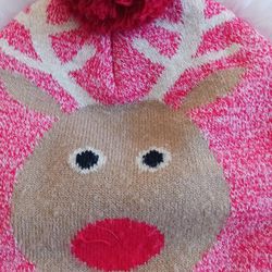 Holiday Editions Christmas  Reindeer Hat/Beanie 
