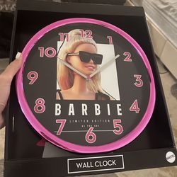 Limited Edition Barbie Mattel Wall Clock