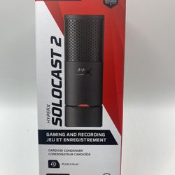 HyperX SoloCast 2 – Gaming and Recording USB Cardioid Condenser Microphone