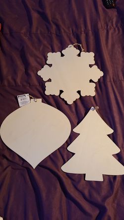 Custom Christmas wooden plaques