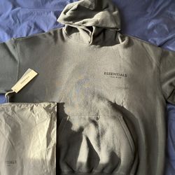 Essentials Hoodie Stretch Limo Size Large Worn Once 