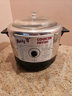 Betty G Cooker Fryer Authentic  Electric 
