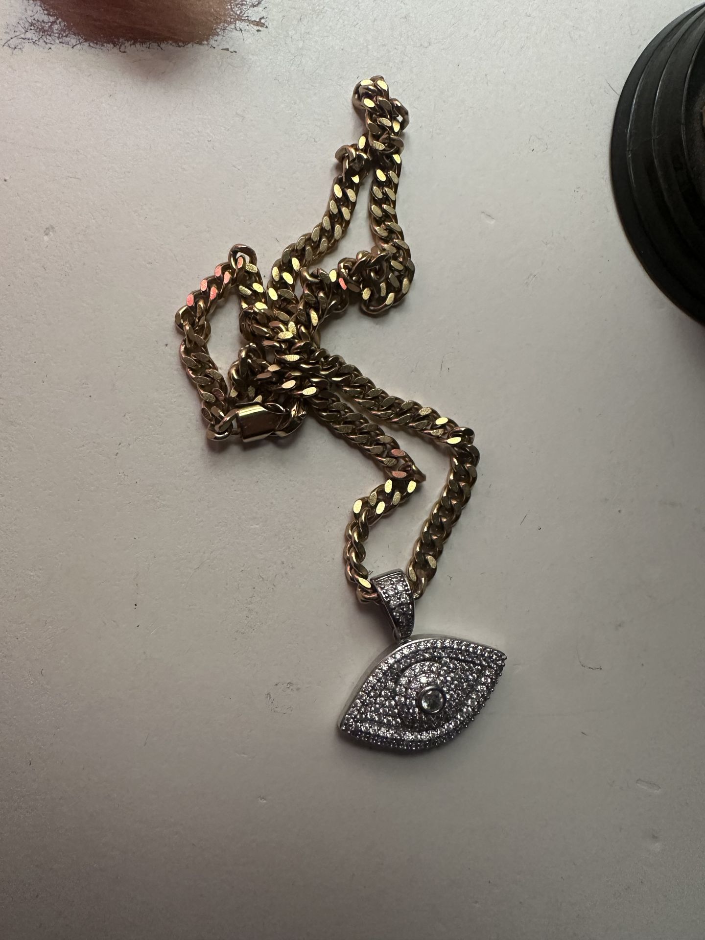 Evil eye choker