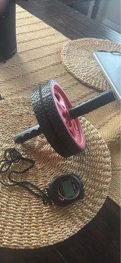 Ab Roller with stop watch