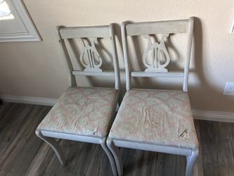 Harp Chairs Chalk Painted