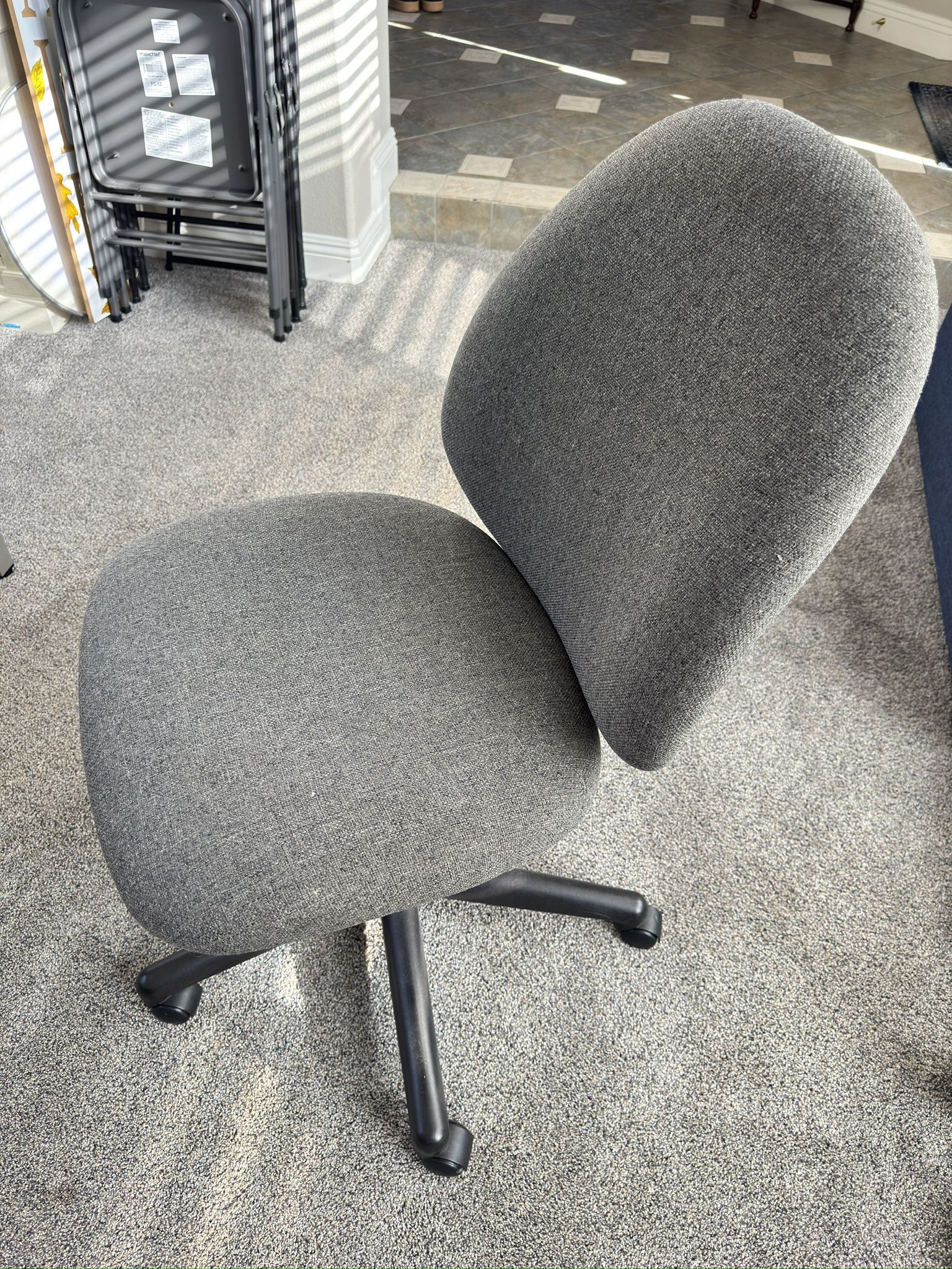 Gray Swivel Office Chair