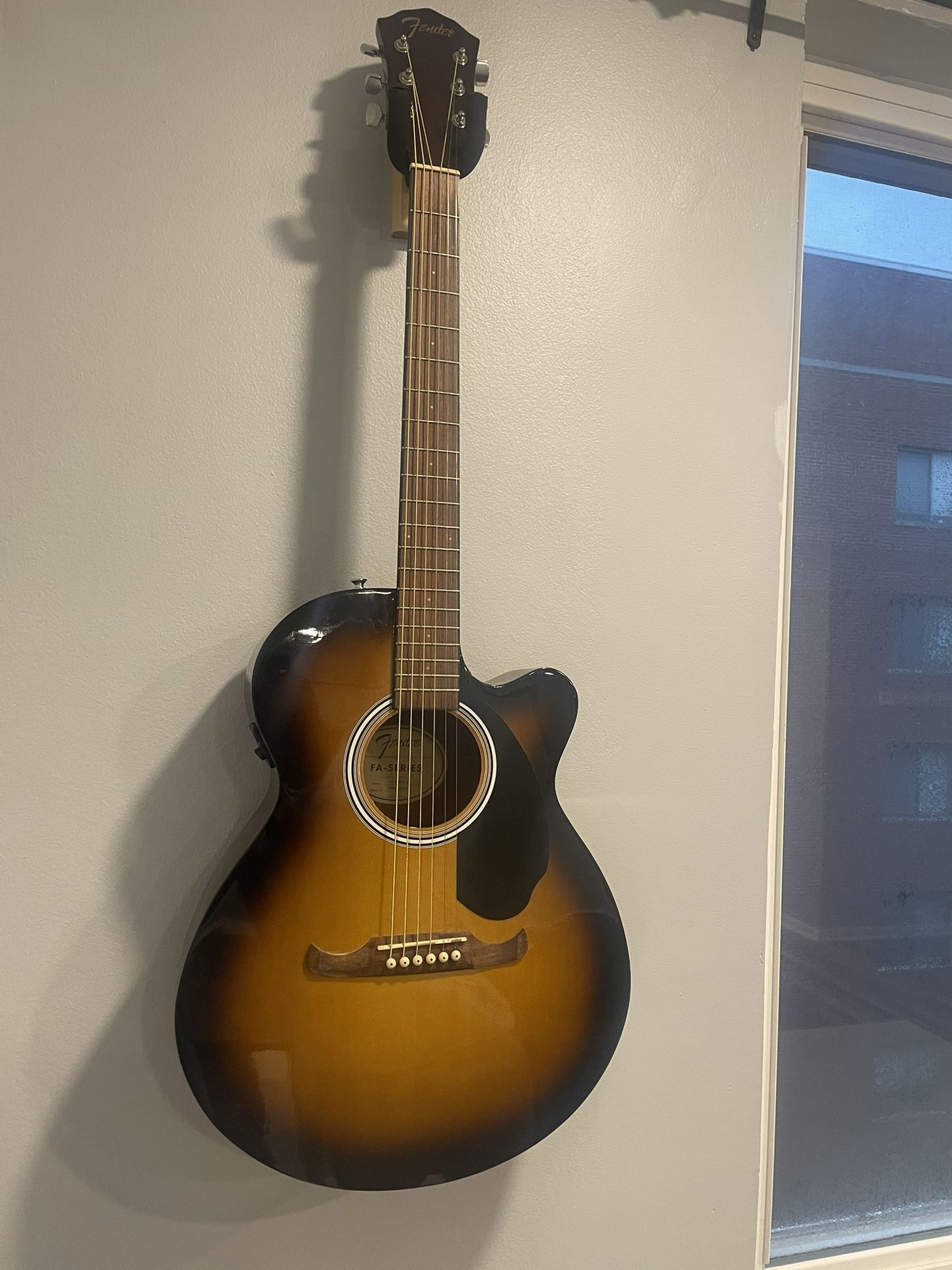 Fender acoustic electric guitar