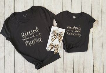Mommy and me shirts and bows