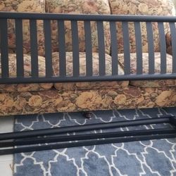 Metal Steel Bed QUEEN SIZE Headboard, Footboard, And Side Rails/slats