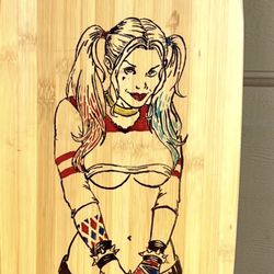 Harley Quinn Suicide Girls Longboard Fun Skateboard