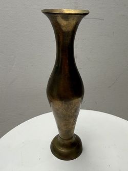 Vintage Brass Bud Vase