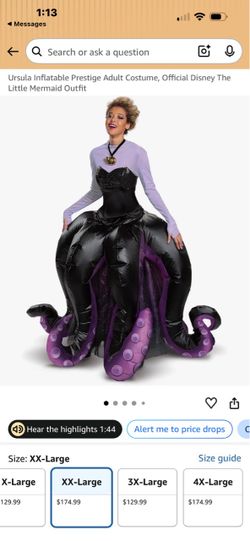 Ursula costume XXL