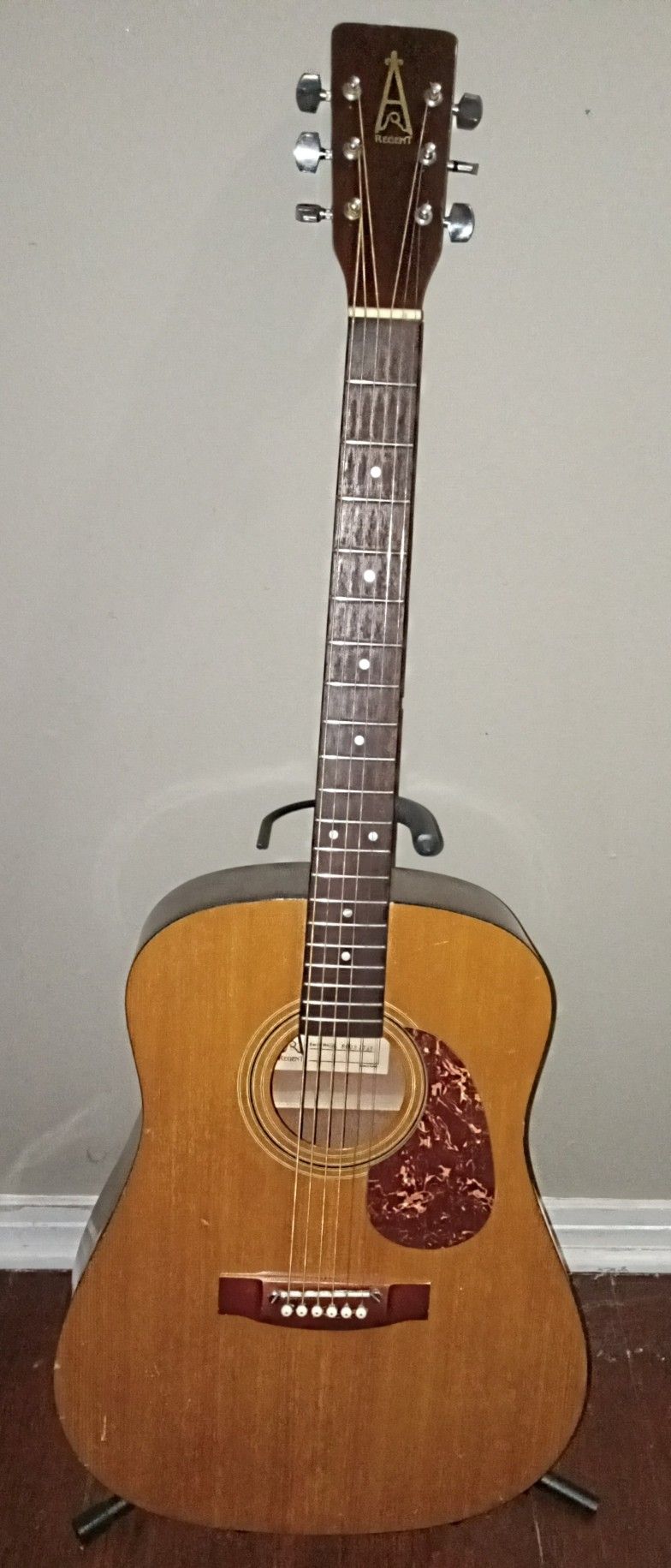 1980s Alvarez Regent 5212 Acoustic Dreadnought Guitar Vintage