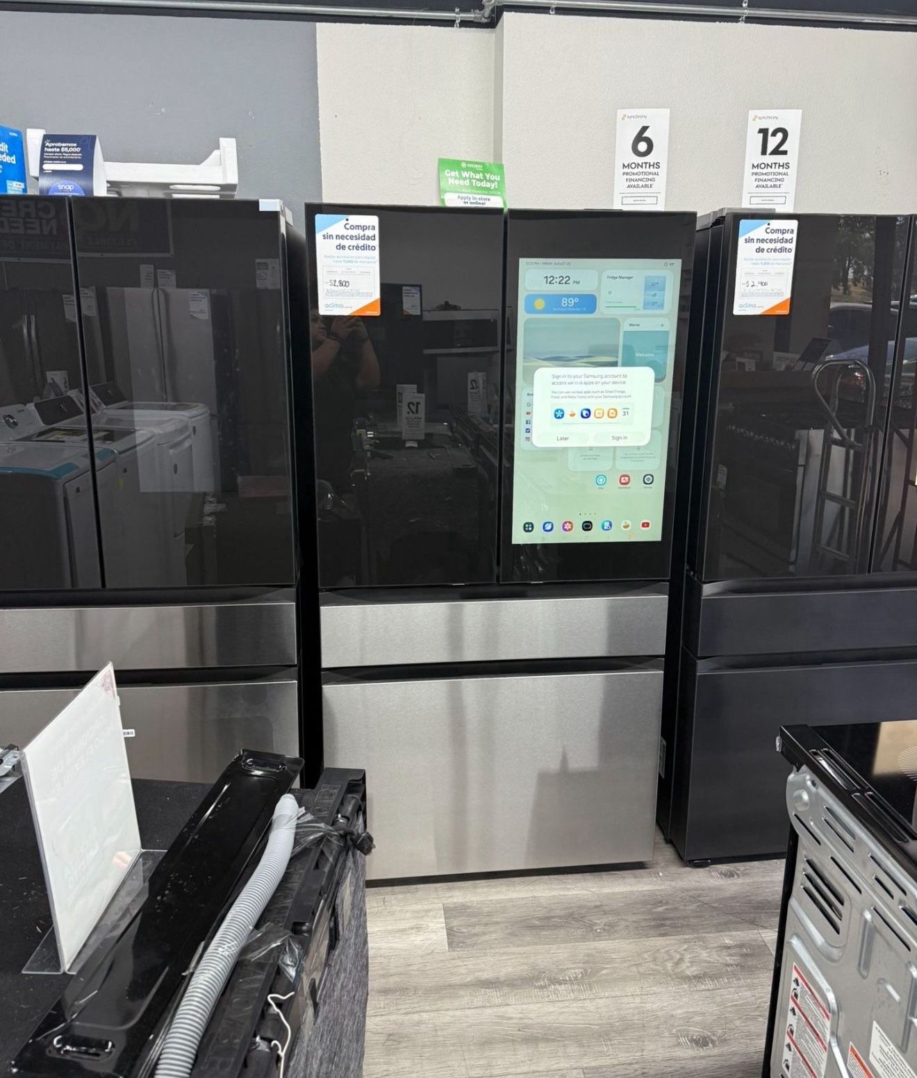 Samsung - Bespoke 29 cu. ft. 4-Door French Door Refrigerator with AI Family Hub+ - Stainless Steel ❤️