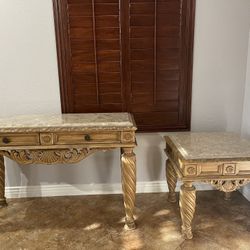 Marble End Tables 