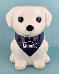 Lowe's Puppy Dog Ceramic Planter Pot