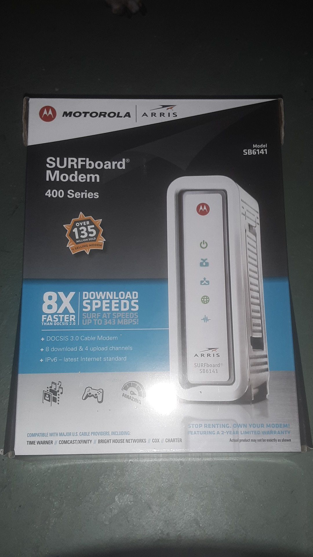Surfboard modem 400