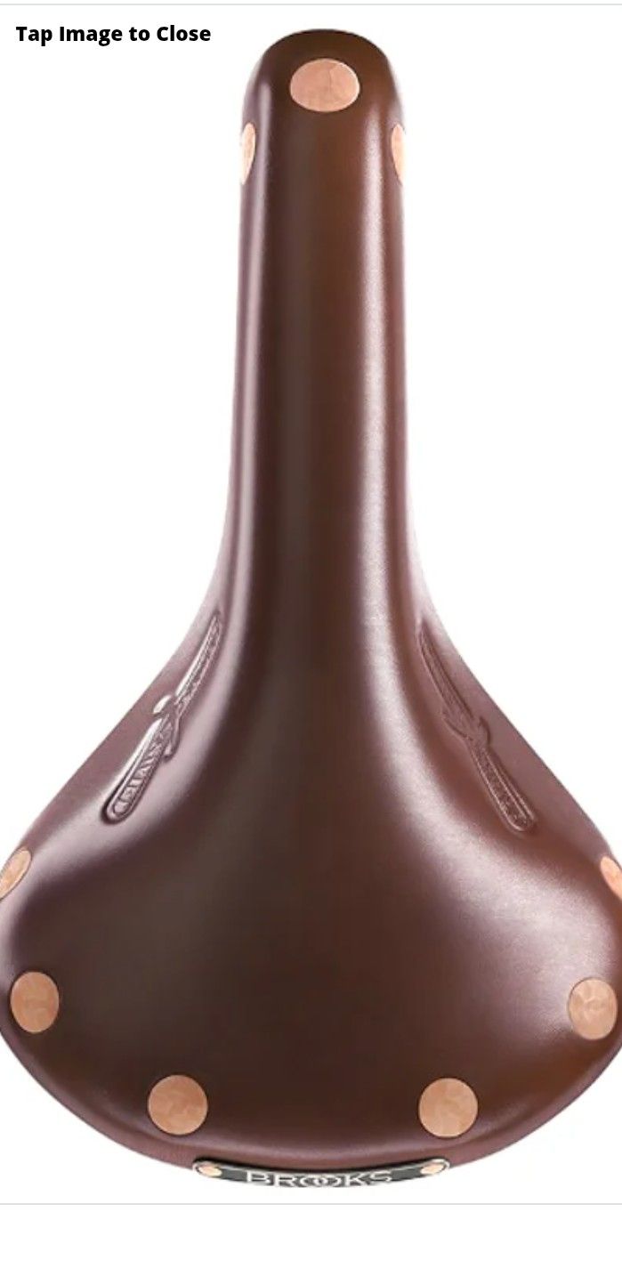 Brooks Swift Leather Bicycle Saddle With Copper Rivets