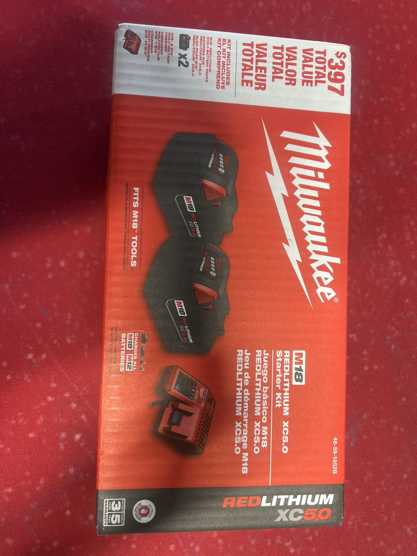 Milwaukee M18 Batteries And Charger