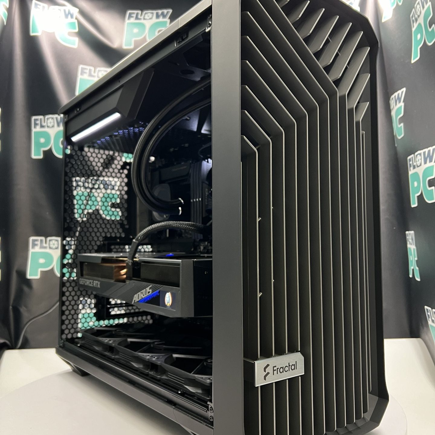 New Custom RTX 4090 Gaming Video Editing Workstation Desktop PC Intel Core I9 14900K 96GB DDR5 4TB M.2 SSD 1200W PSU RTX4090 Computer 