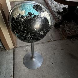 90s Replogle 16” Starlight Glove Tilting Metal Floor Stand 